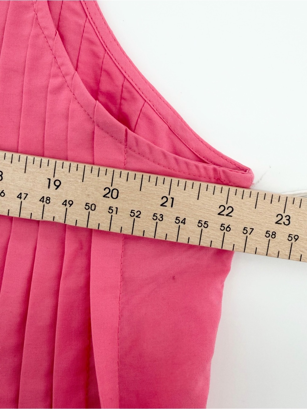 NWT Free Assembly XL 16 18 Pink Melon Pleated Mini Dress Pockets - Picture 6 of 9